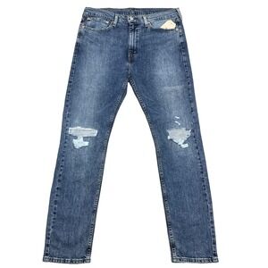 Levi's 510 Slim Fit Jeans Men's 36x32 Blue Denim NWT Reclaimed Sustainable